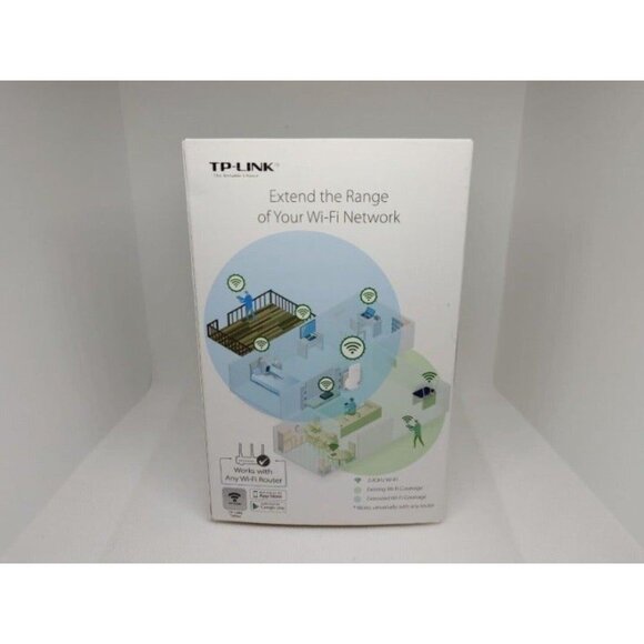 TP-LINK 2.4G Band WiFi Repeater 300Mbps WIFI Range Extender Wifi Signal Booster - Picture 1 of 8